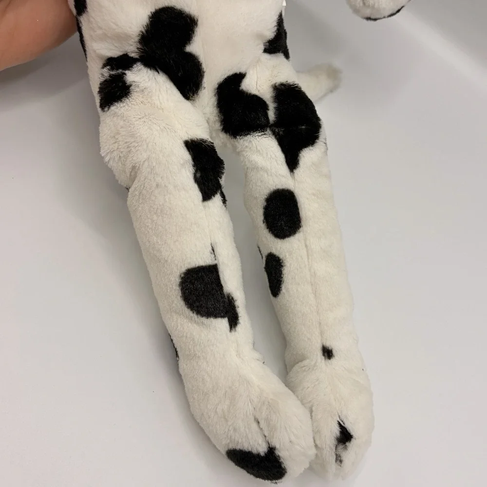 IKEA‎ Plush Dog Dalmatian Gosig Vovven Black White Spotted Floppy